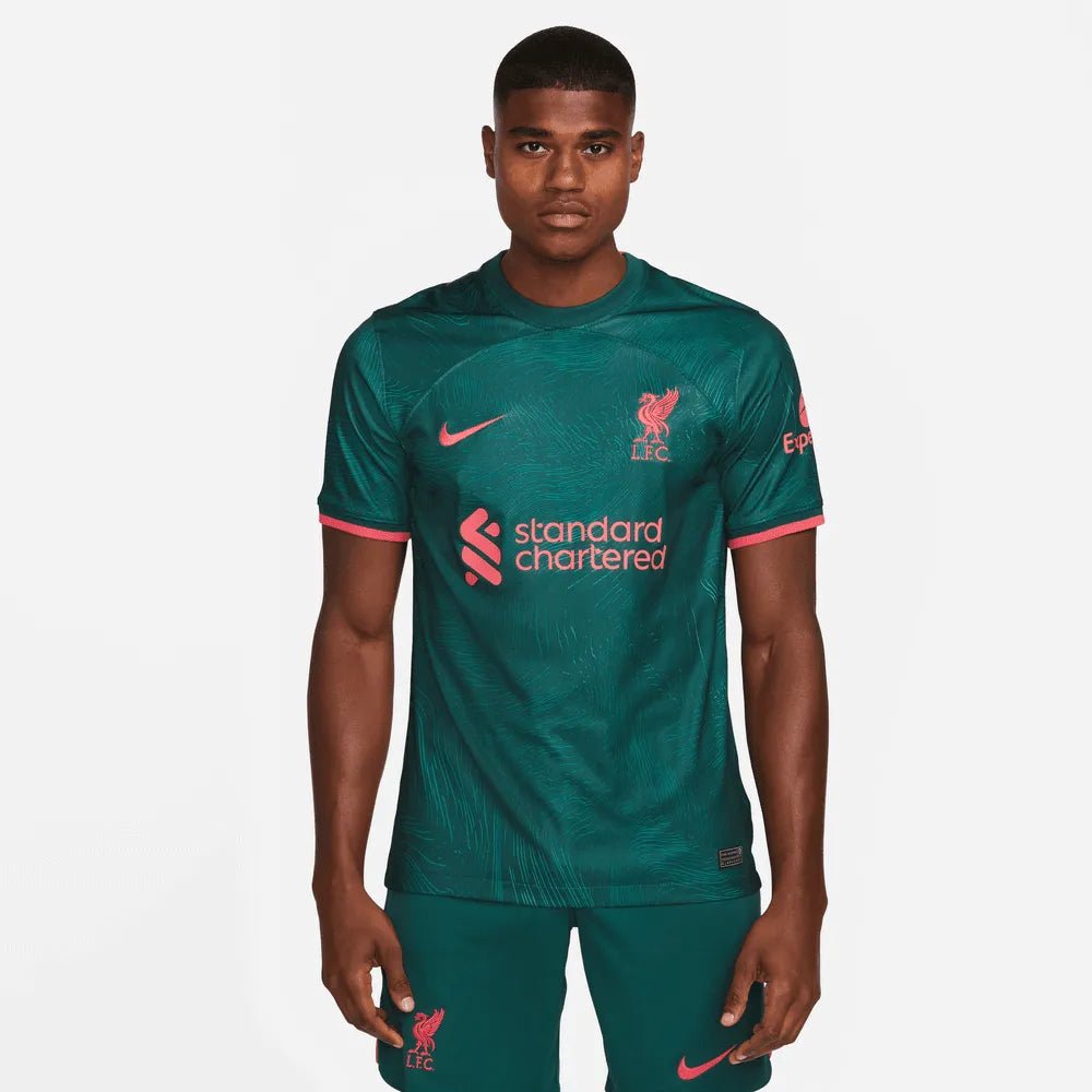 Nike 2022-23 Liverpool Third Jersey - Dark Atomic Teal-Siren Red