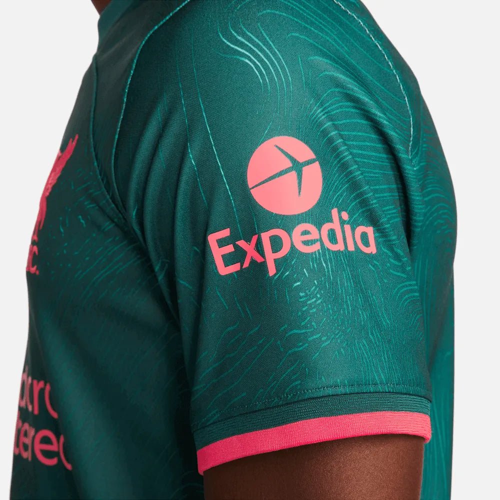 Nike 2022-23 Liverpool Third Jersey - Dark Atomic Teal-Siren Red
