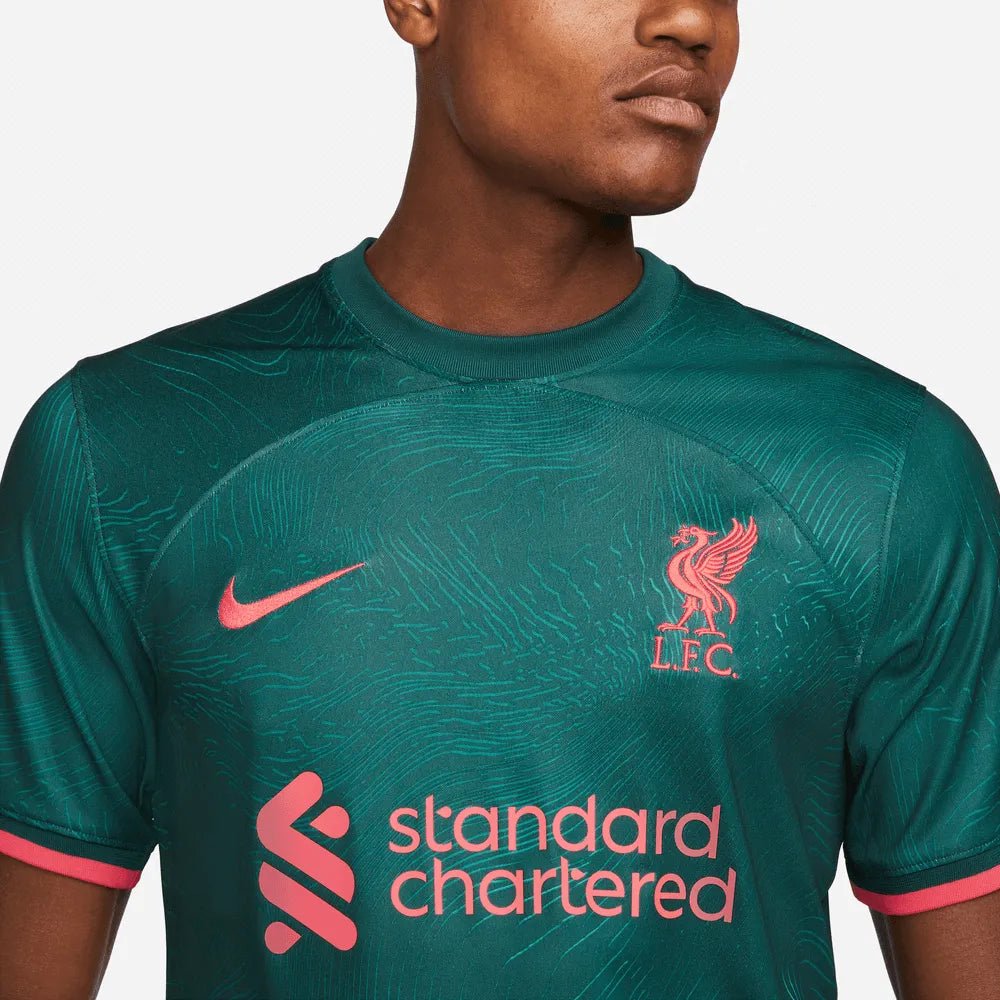 Nike 2022-23 Liverpool Third Jersey - Dark Atomic Teal-Siren Red