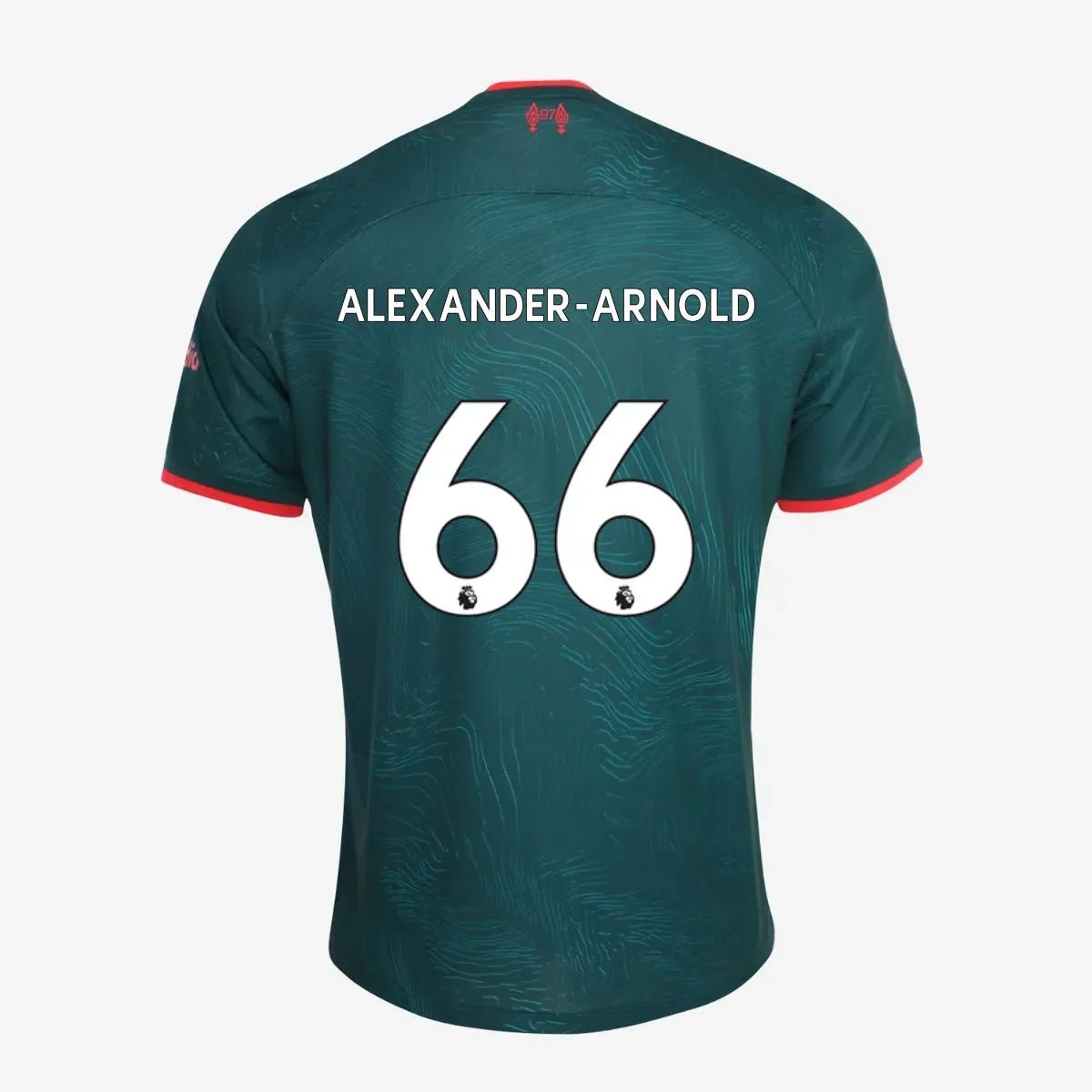 Nike 2022-23 Liverpool Youth Third Jersey - Atomic Teal-Siren Red