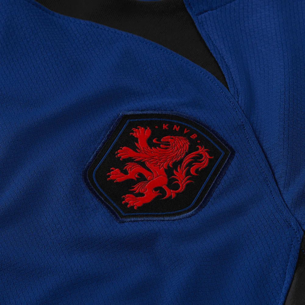 Nike 2022-23 Netherlands Women's Away Jersey - Deep Royal Blue (Detail 3)