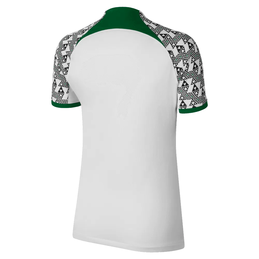 Nike 2022-23 Nigeria Women's Away Jersey - White-Black