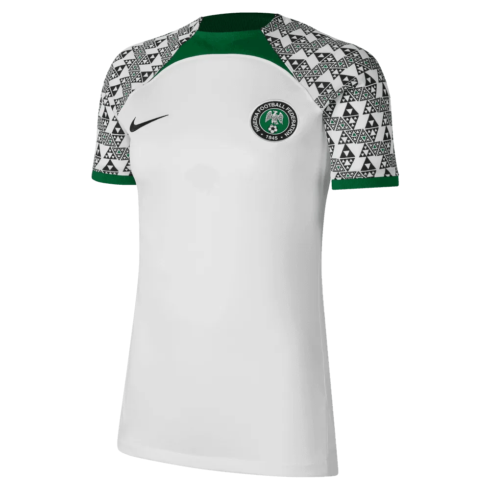 Nike 2022-23 Nigeria Women's Away Jersey - White-Black