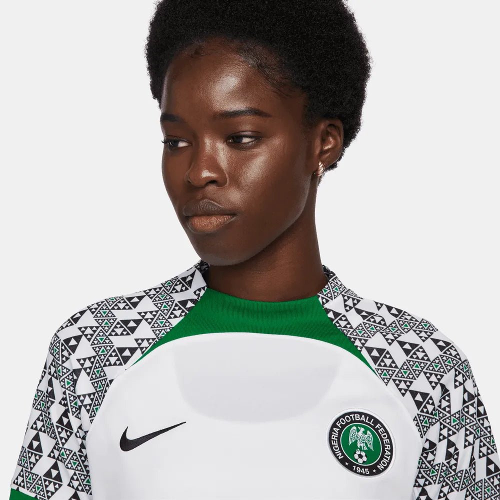 Nike 2022-23 Nigeria Women's Away Jersey - White-Black
