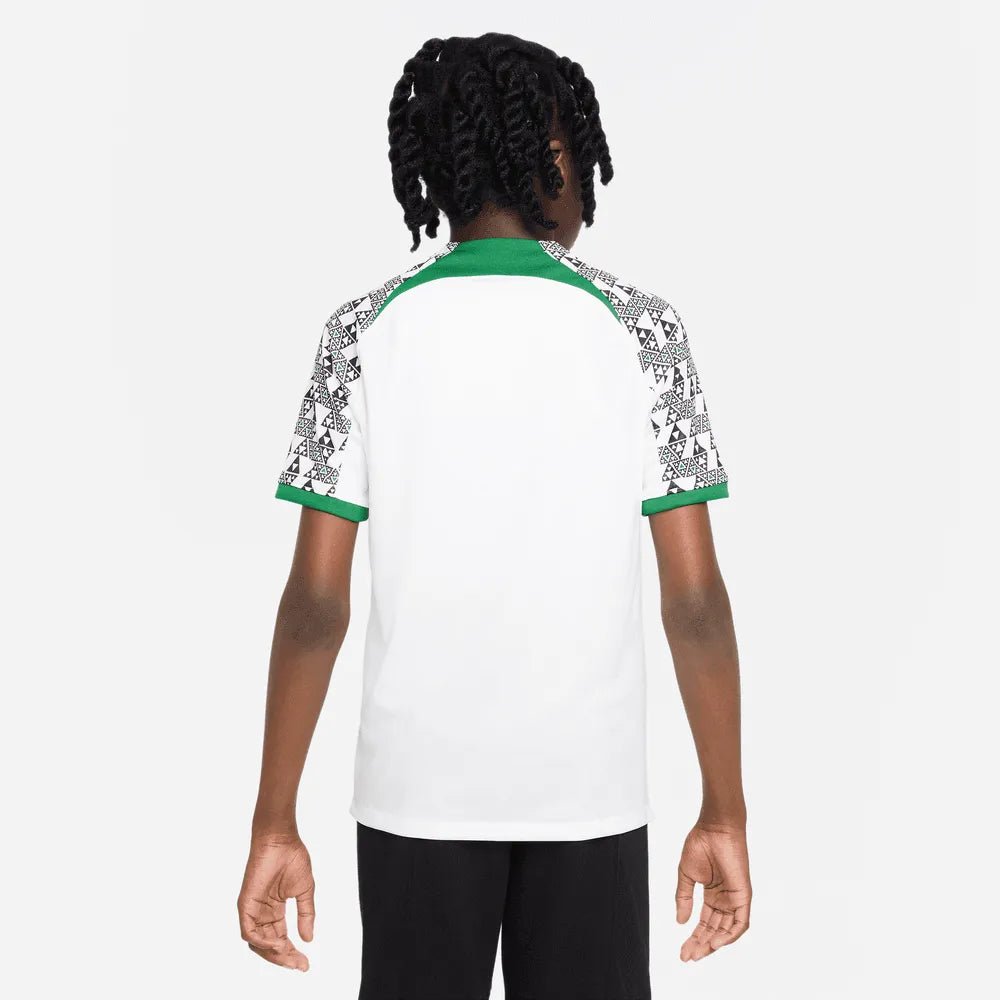 Nike 2022-23 Nigeria Youth Away Jersey - White-Black