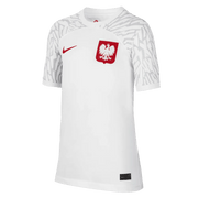 Nike 2022-23 Poland Youth Home Jersey - White