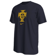 Nike 2022-23 Portugal WC Crest Tee - Navy Blue