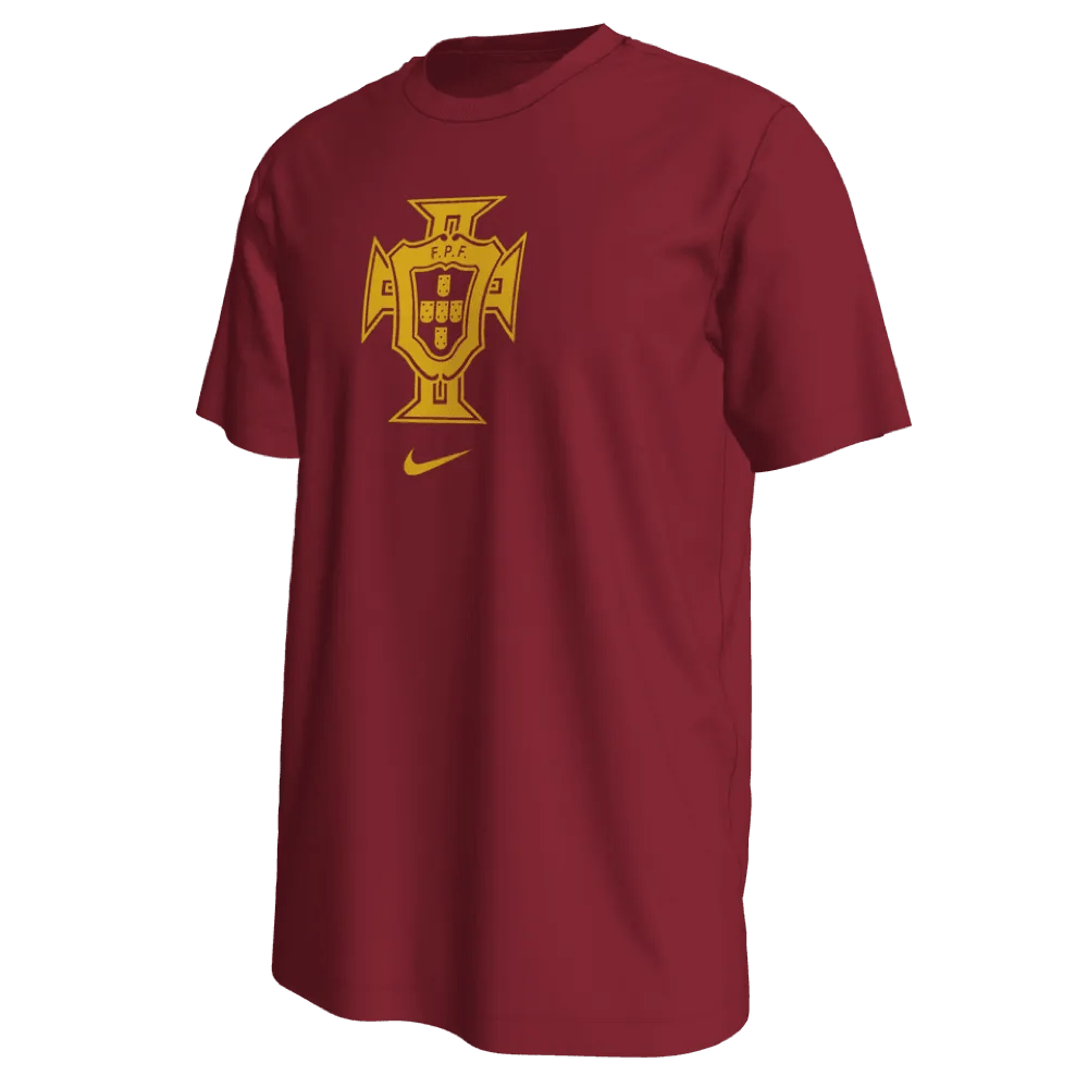 Nike 2022-23 Portugal WC Crest Tee - Red