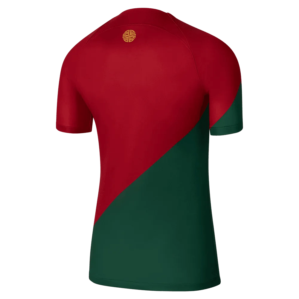 Nike 2022-23 Portugal Women's Stadium Home Jersey - Red-Green