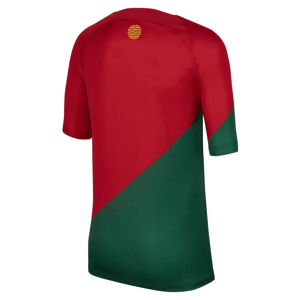 Nike 2022-23 Portugal YOUTH Home Jersey - Red-Green