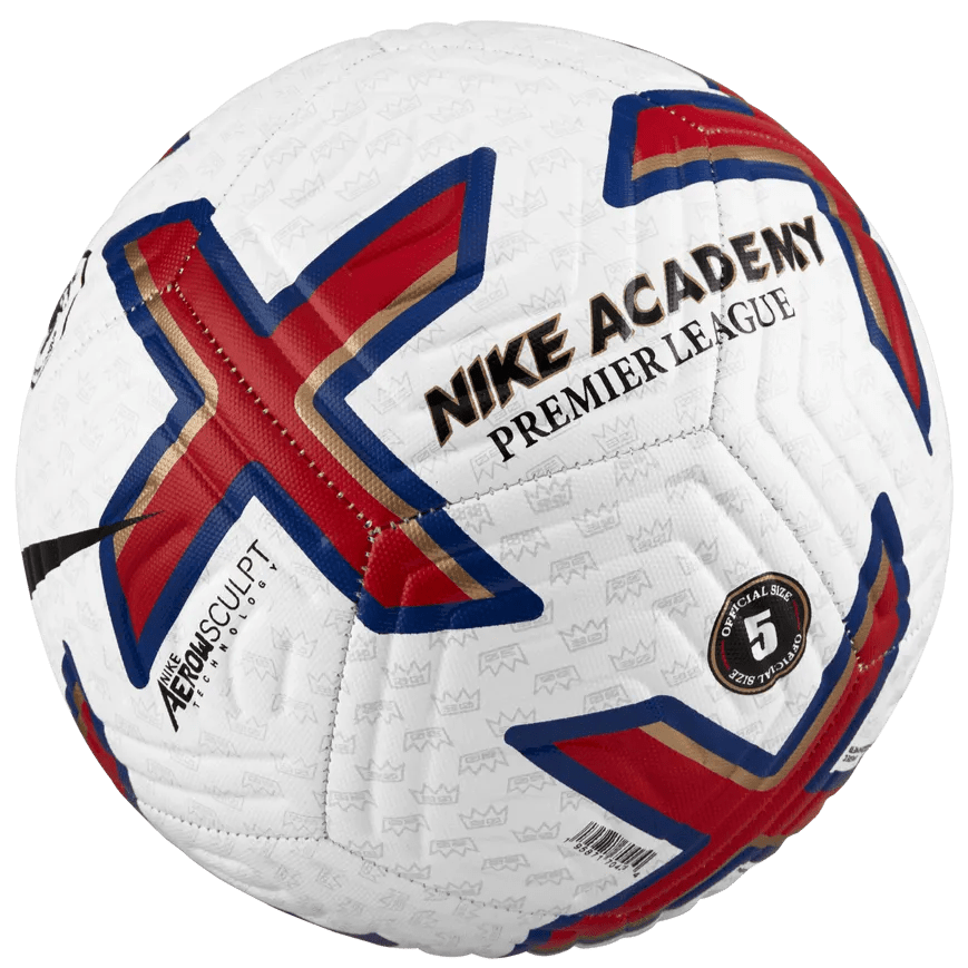 Nike 2022-23 Premier League Academy Ball - White-Red-Blue