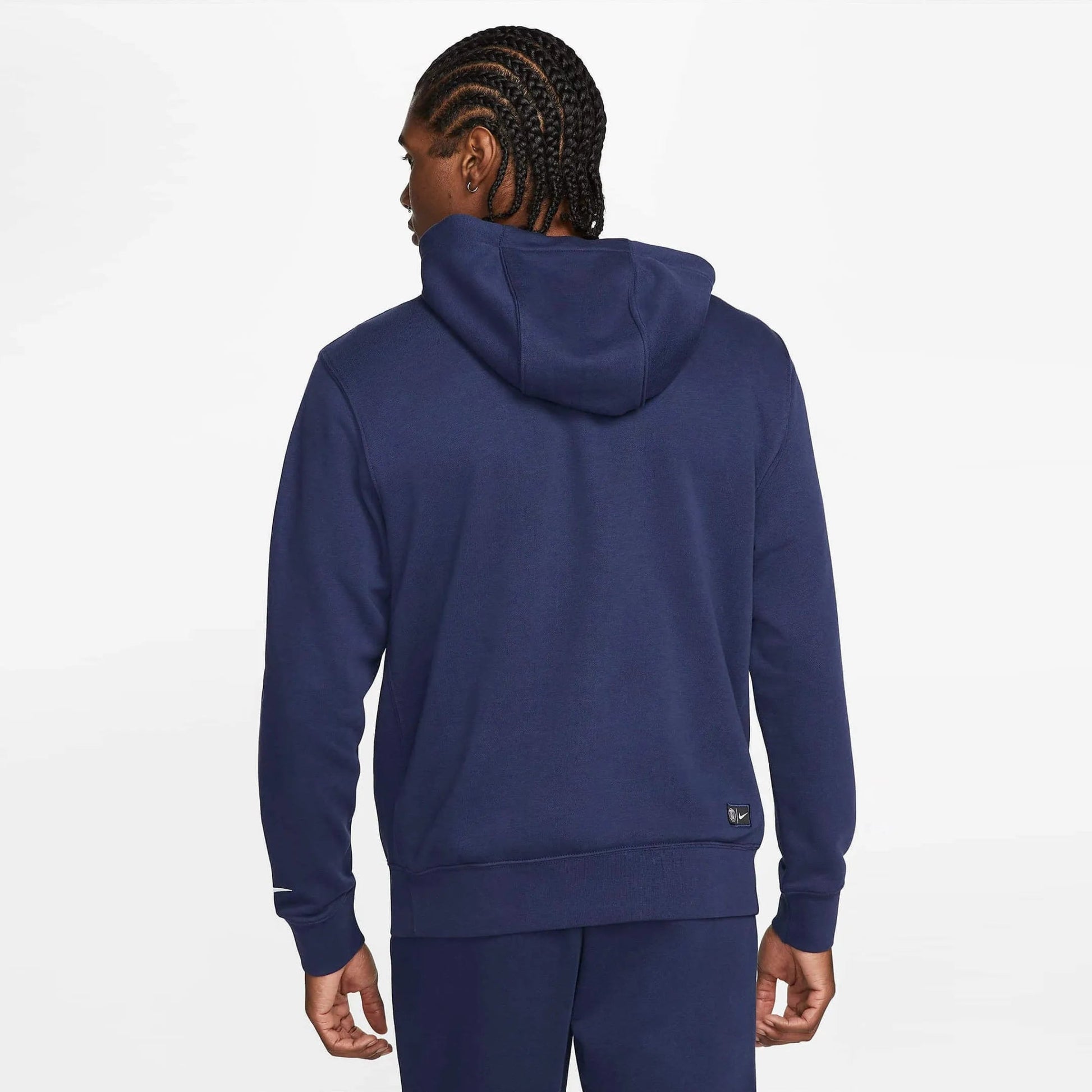 Nike 2022-23 PSG GFA Fleece Hoodie - Midnight Navy-White
