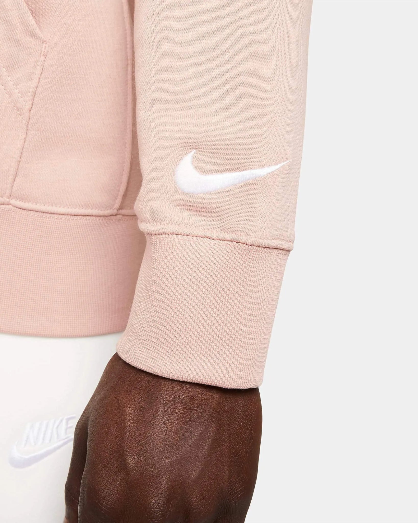 Nike 2022-23 PSG GFA Fleece Hoodie - Rose Whisper-White