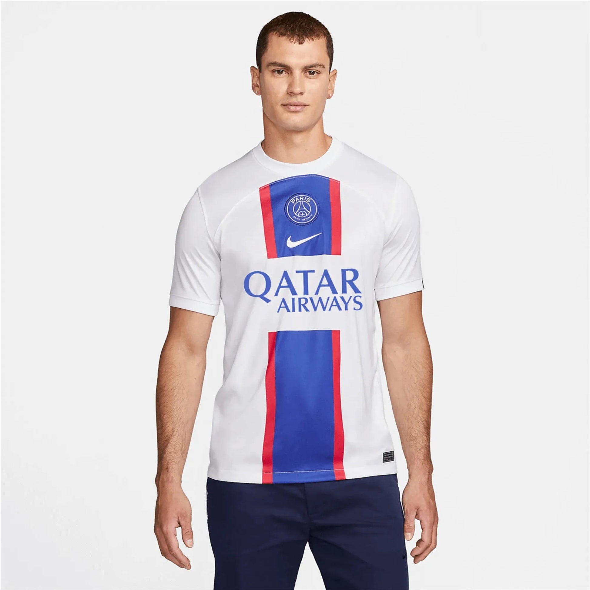 Nike 2022-23 PSG Third Soccer Jersey - White-Old Royal – ProSoccer Nike 2022-23 PSG Third Soccer Jersey - White-Old Royal – ProSoccer