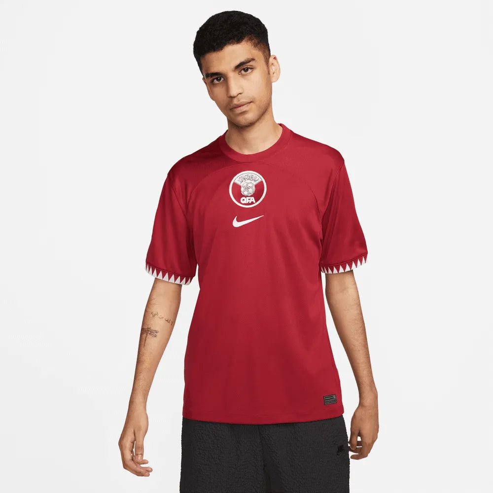 Nike 2022-23 Qatar Home Jersey - Desert Maroon-White