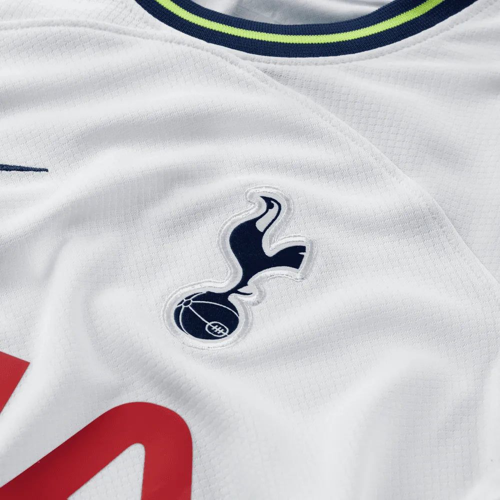 Nike 2022-23 Tottenham Youth Home Jersey - White-Binary Blue (Detail 4)