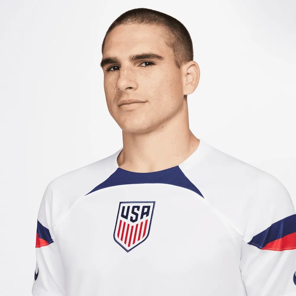Nike 2022-23 USA Home Jersey White-Loyal Blue