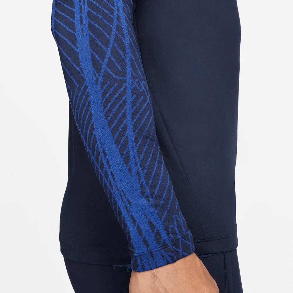 Nike 2022-23 USA Strike Drill Top - Obsidian-Bright Blue (Detail 3)