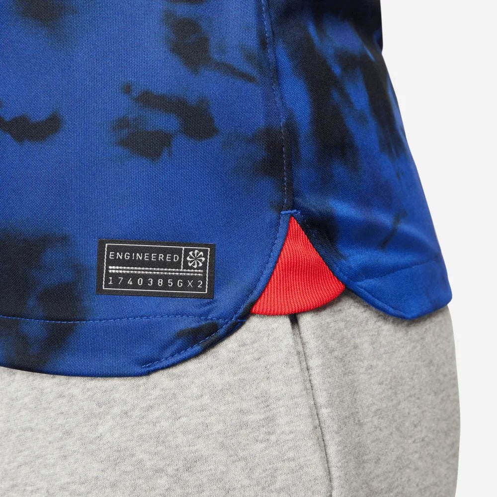 Nike 2022-23 USA Women's Away Jersey - Bright Blue-White (Detail 3)