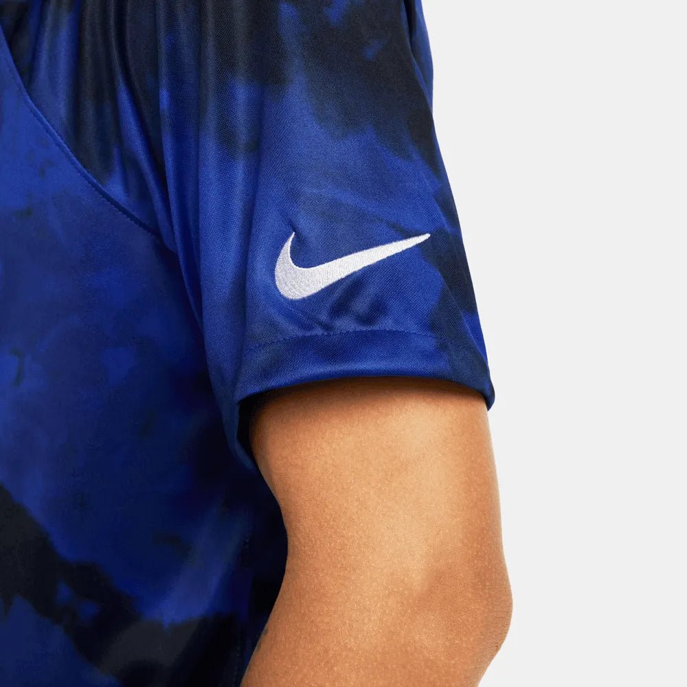 Nike 2022-23 USA Women's Away Jersey (Mens Cut) Bright Blue-Navy