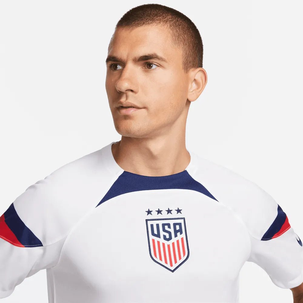 Nike 2022-23 USA Women's Home Jersey (Men's Cut) - White-Loyal Blue