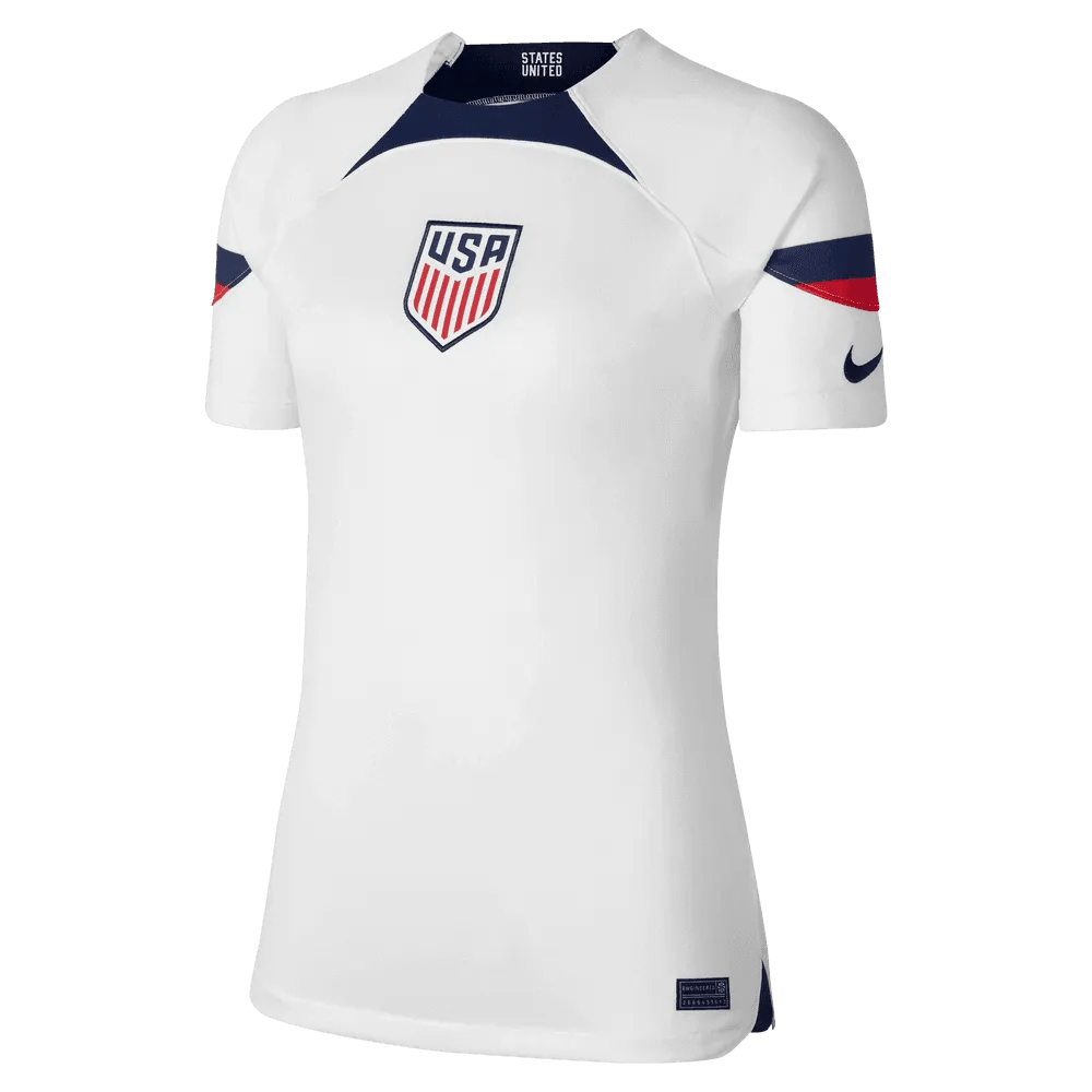 Nike 2022-23 USA Women's Home Jersey White-Loyal Blue