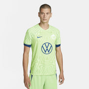 Nike 2022-23 Wolfsburg Stadium Home Jersey - Sub Lime-Coastal Blue