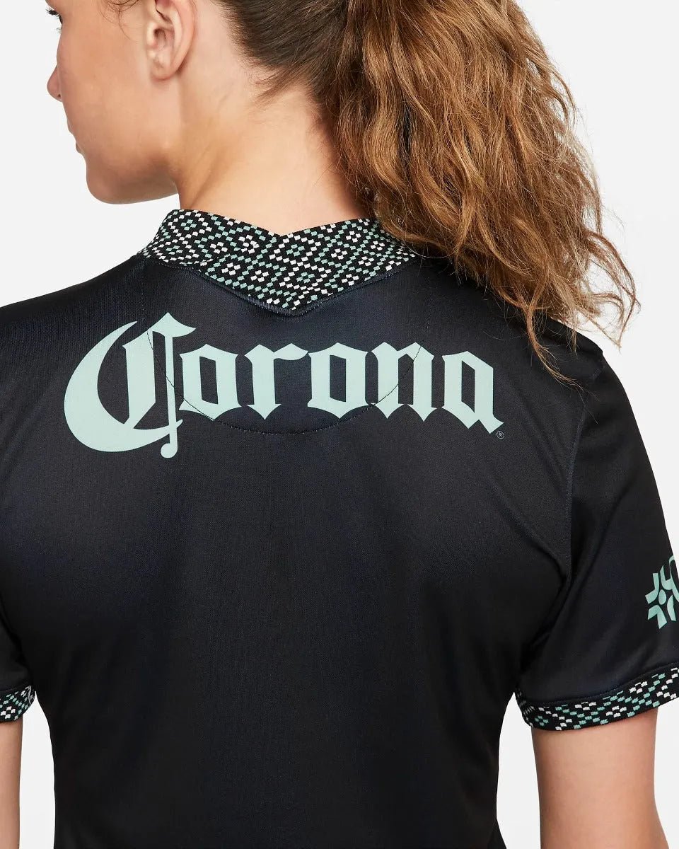 Nike 2022 Club America Women Third Jersey - Black-Healing Jade