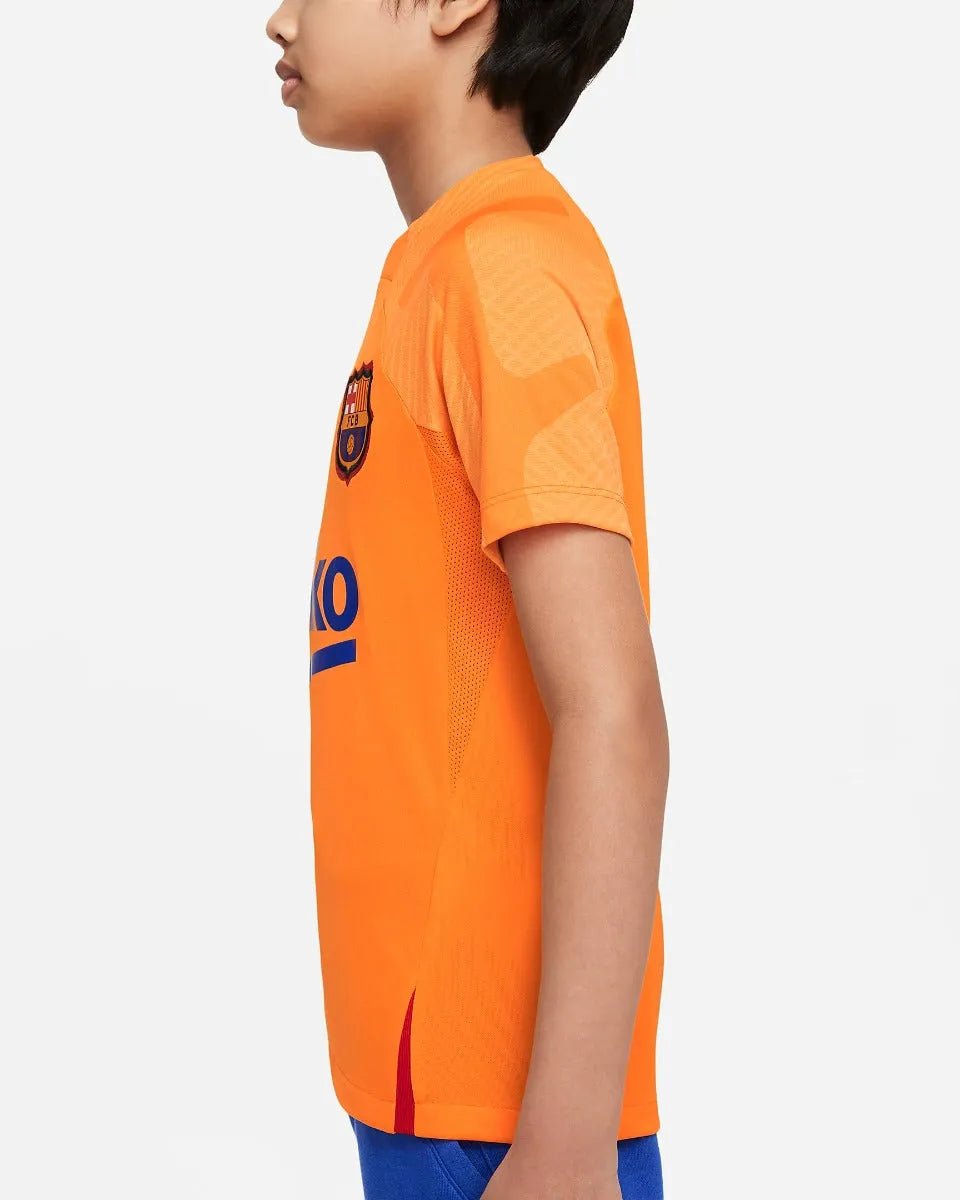 Nike 2022 FC Barcelona Youth SS Strike Top - Vivid Orange