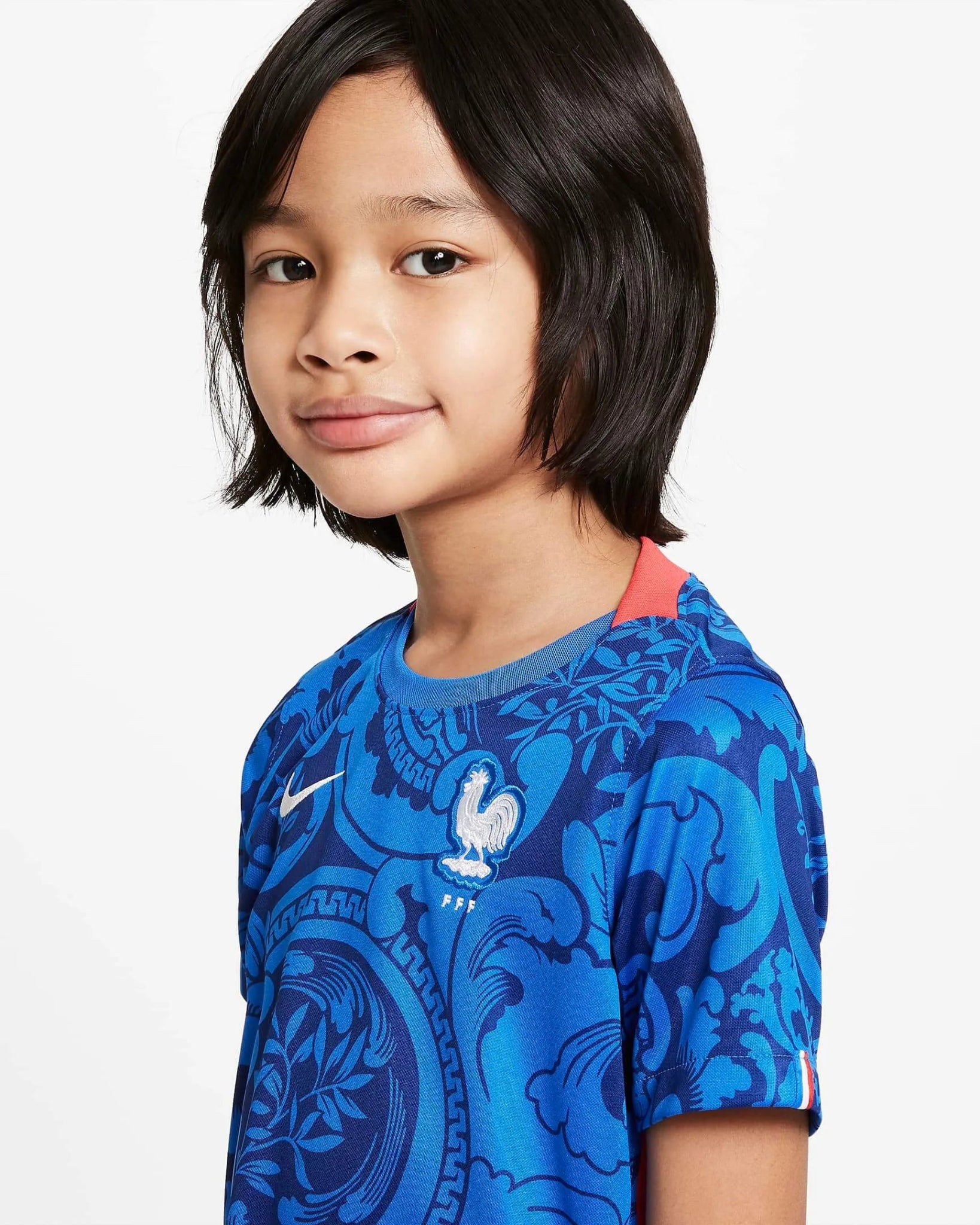 Nike 2022 France Kids' Mini Kit - Blue-White (Detail 1)