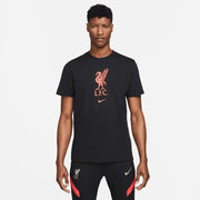 Nike 2022 Liverpool NK Crest SS Tee - Black