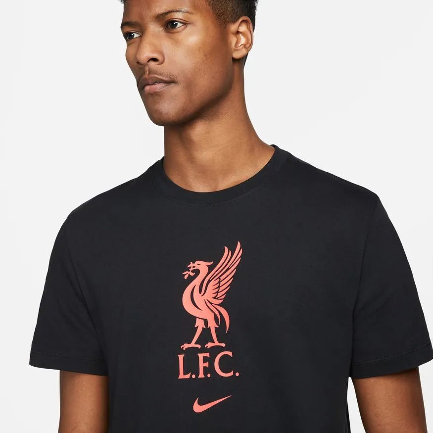 Nike 2022 Liverpool NK Crest SS Tee - Black