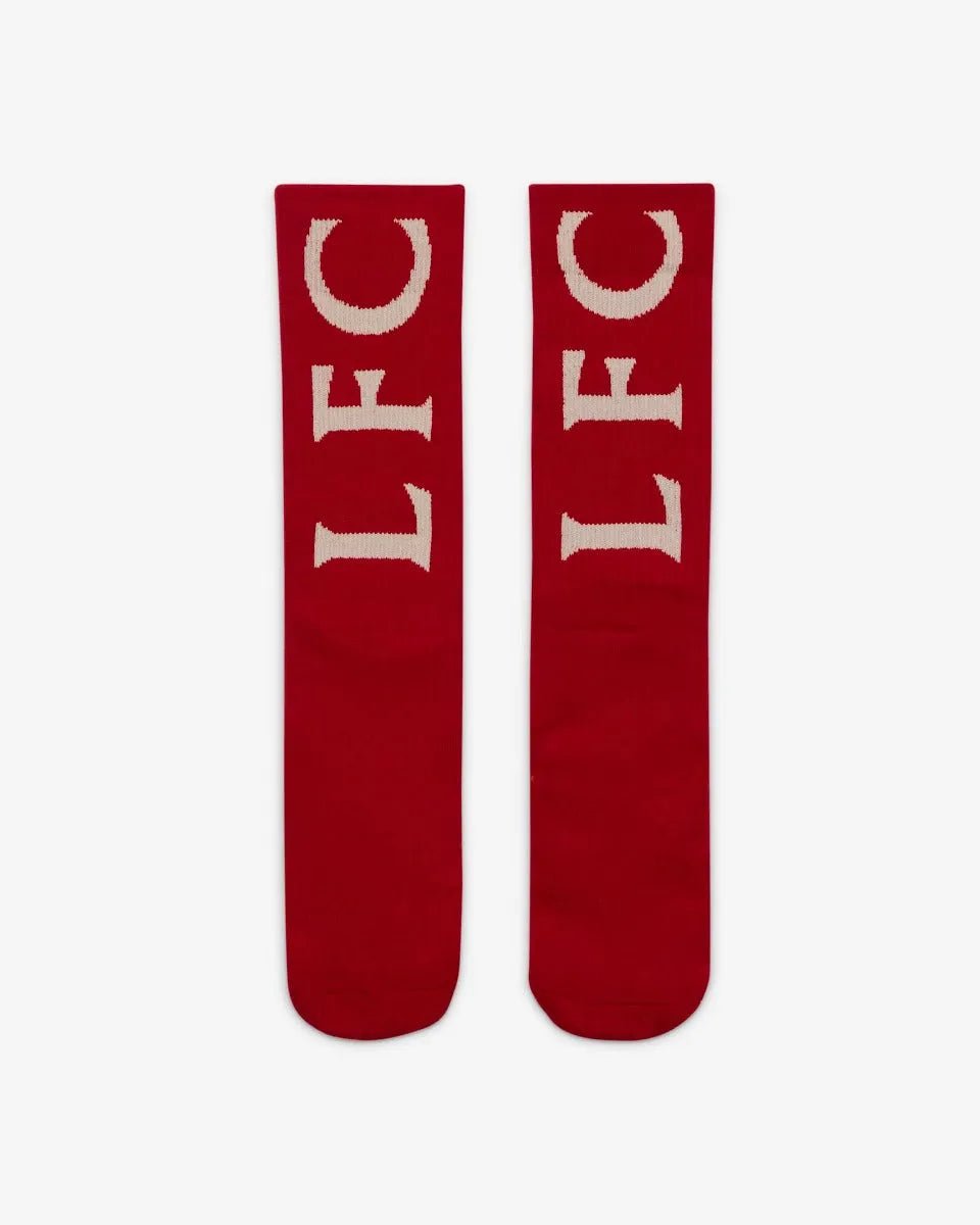 Nike 2022 Liverpool SNKR Crew Sox - Gym Red-Fossil