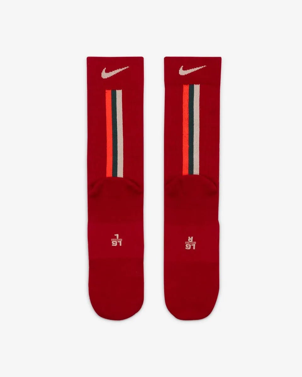 Nike 2022 Liverpool SNKR Crew Sox - Gym Red-Fossil