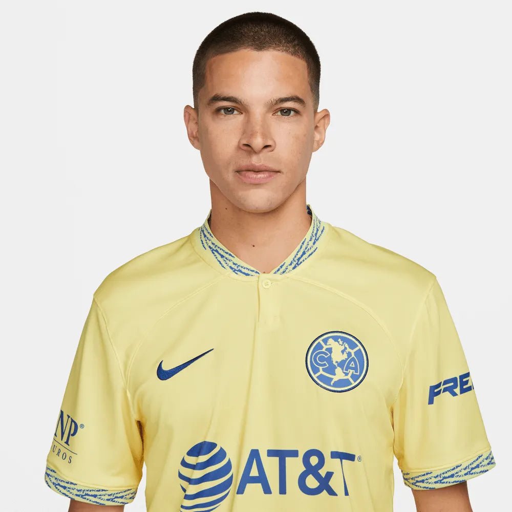 Nike 2022/23 Club America Home Jersey Lemon-Blue