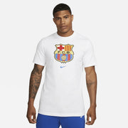 Nike 2023-24 Barcelona Crest Tee - White