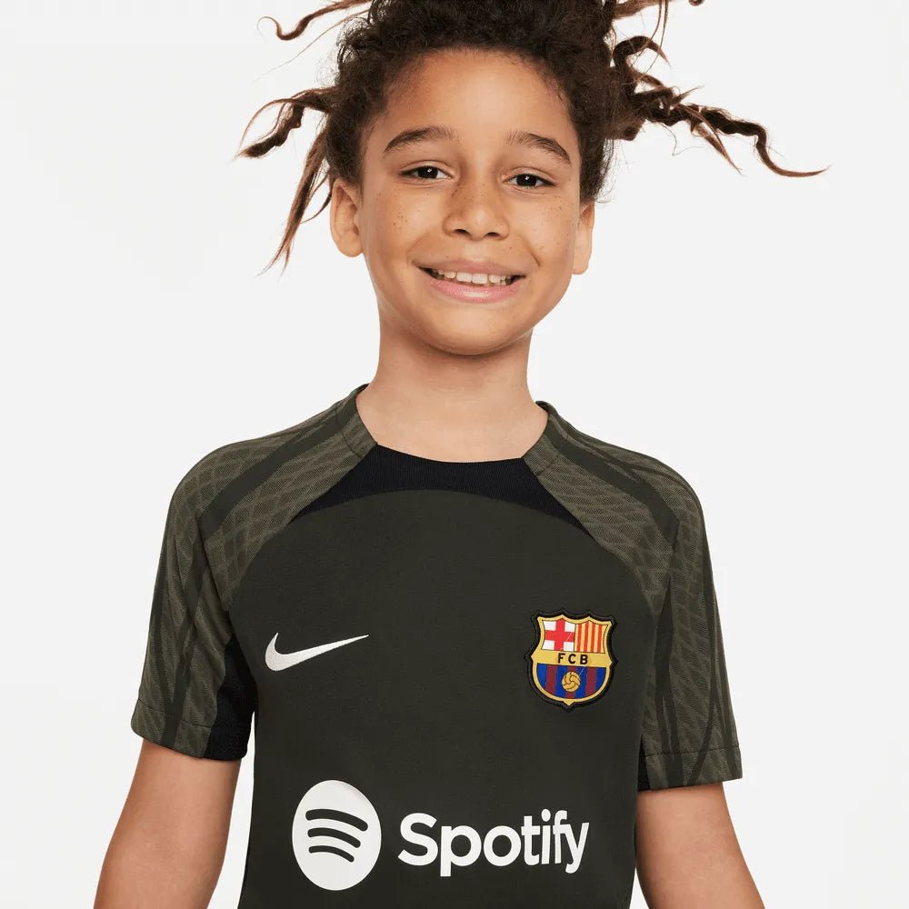 Nike 2023-24 Barcelona Youth Dri-Fit Knit Top