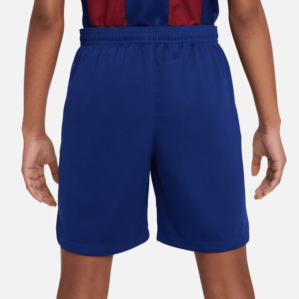 Nike 2023-24 Barcelona Youth Home Shorts