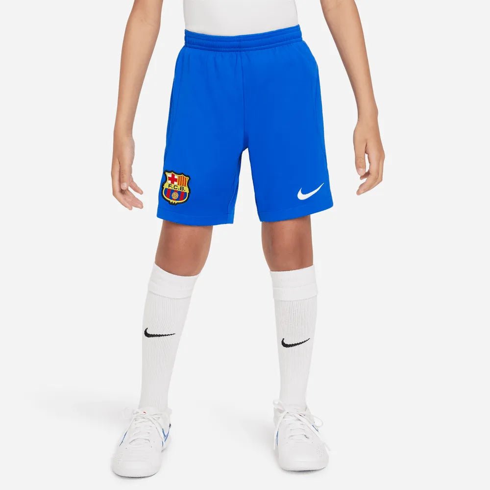 Nike 2023-24 Barcelona Youth Stadium Away Shorts