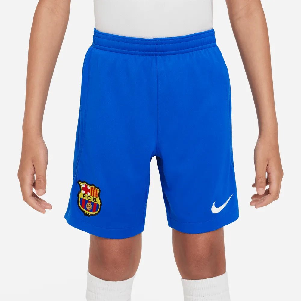 Nike 2023-24 Barcelona Youth Stadium Away Shorts