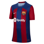 Nike 2023-24 Barcelona Youth Stadium Home Jersey
