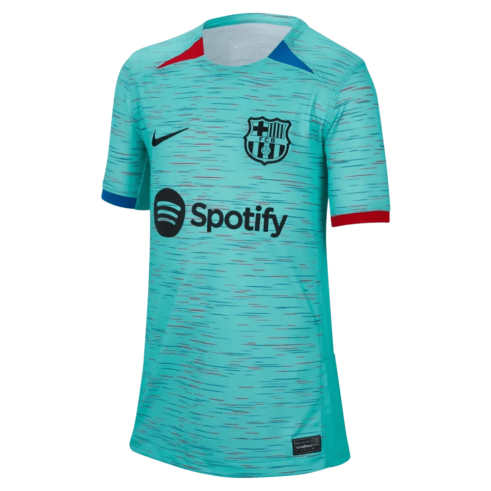 Nike 2023-24 Barcelona Youth Stadium Third Jersey