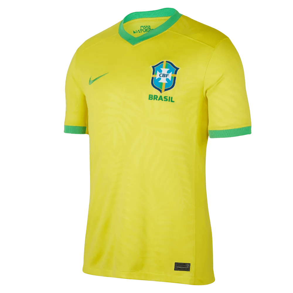 Nike 2023-24 Brazil Women's (Men's Cut) Stadium Home Jersey