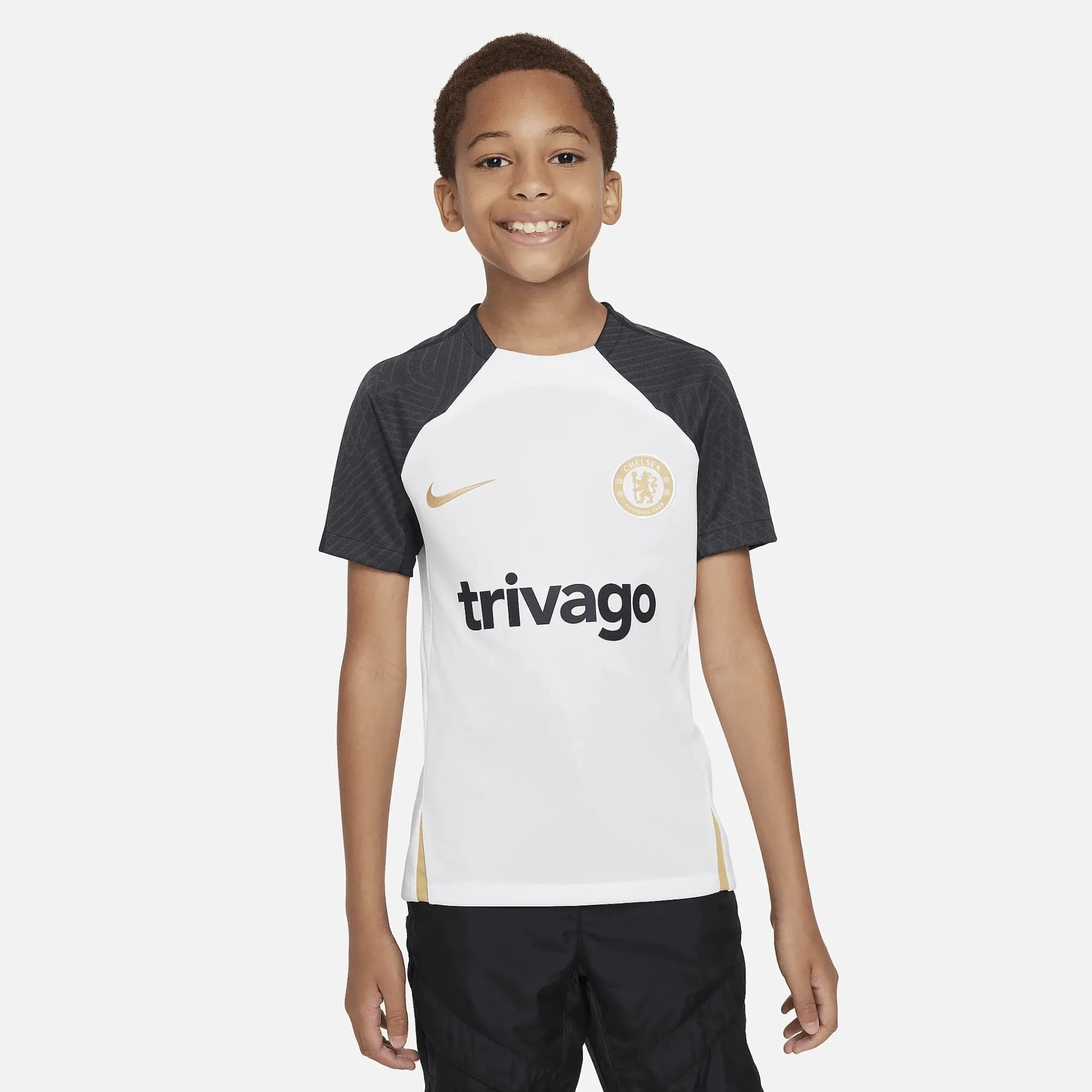 Nike 2023-24 Chelsea Youth Strike Dri-Fit Knit Top