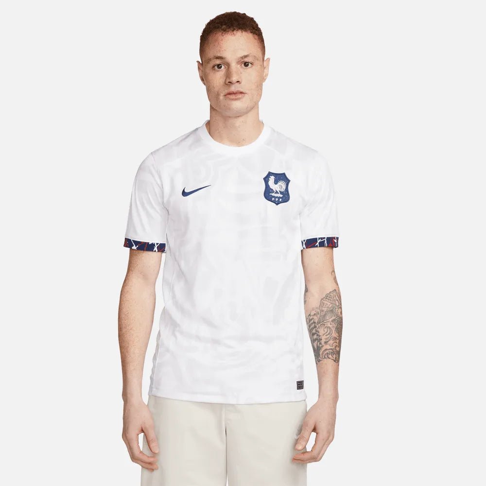 Nike 2023-24 France Women's (Men's Cut) Stadium Away Jersey