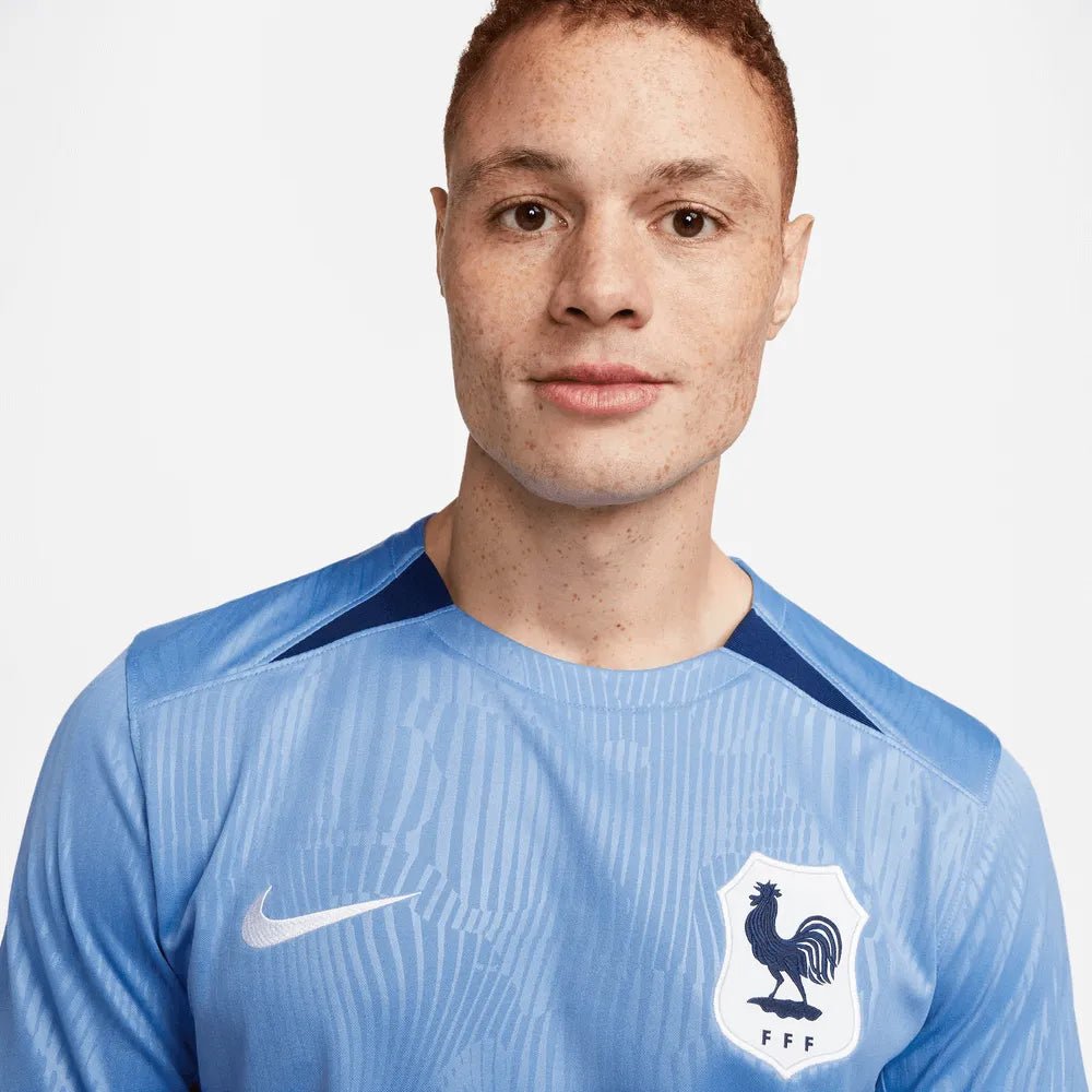Nike 2023-24 France Women's (Men's Cut) Stadium Home Jersey