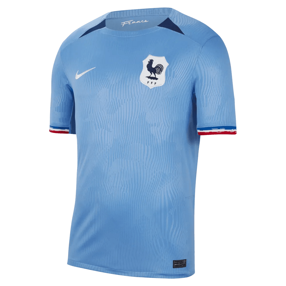 Nike 2023-24 France Women's (Men's Cut) Stadium Home Jersey