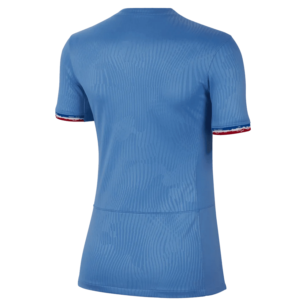 Nike 2023-24 France Women's Stadium Home Jersey (Back)