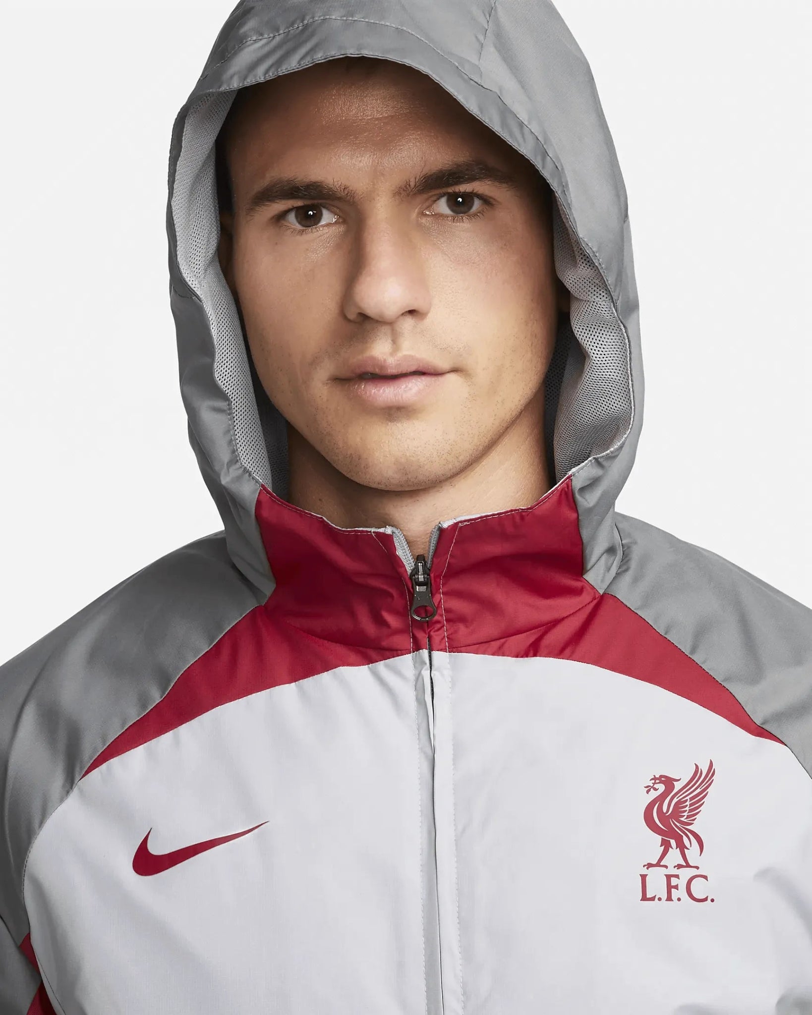 Nike 2023-24 Liverpool FC AWF Jacket - Grey-Red