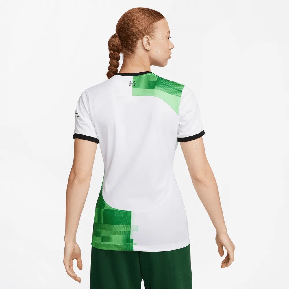 Nike 2023-24 Liverpool Women's Away Jersey (Model - Back)